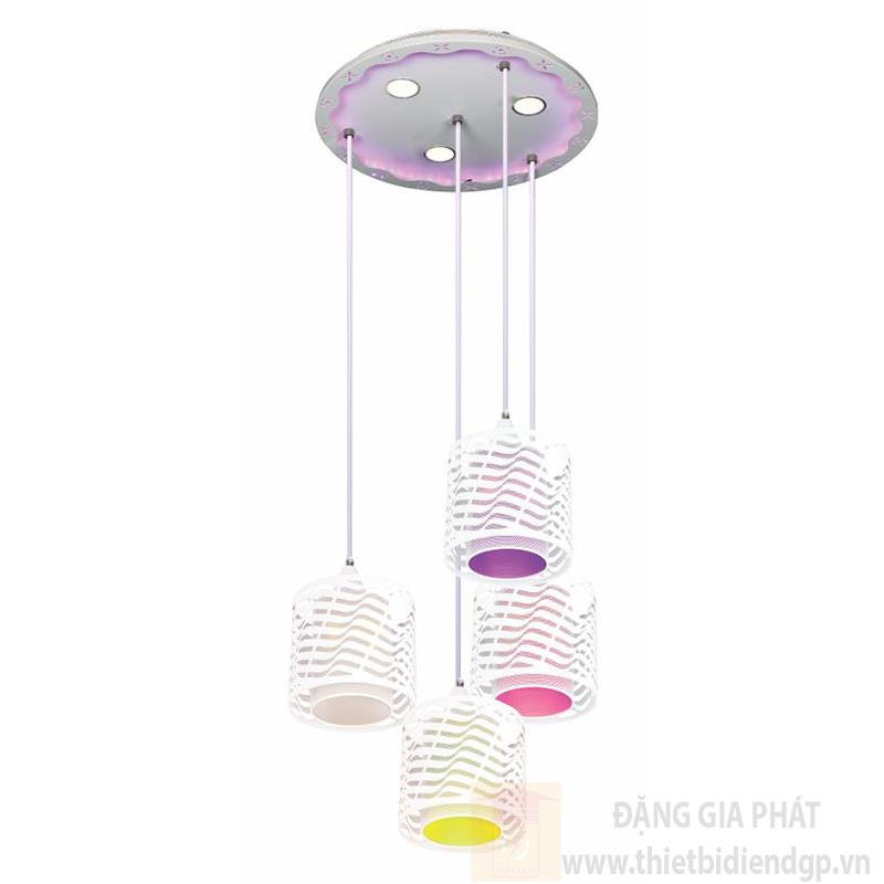 Đèn thả bàn ăn Ø320*H700, LED 18W, E27*4